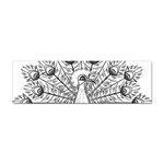 Peacock-plumage-display-bird Sticker Bumper (100 pack) Front