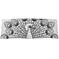 Peacock-plumage-display-bird Body Pillow Case (dakimakura)