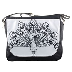 Peacock-plumage-display-bird Messenger Bag