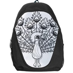 Peacock-plumage-display-bird Backpack Bag