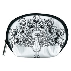 Peacock-plumage-display-bird Accessory Pouch (medium)