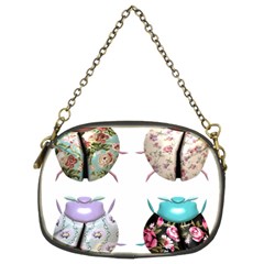 Ladybug-flower-pattern-shabby-chic Chain Purse (two Sides) by 99art