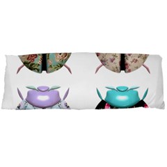 Ladybug-flower-pattern-shabby-chic Body Pillow Case Dakimakura (two Sides) by 99art