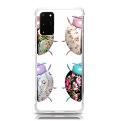 Ladybug-flower-pattern-shabby-chic Samsung Galaxy S20plus 6 7 Inch Tpu Uv Case by 99art