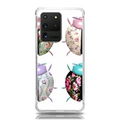 Ladybug-flower-pattern-shabby-chic Samsung Galaxy S20 Ultra 6 9 Inch Tpu Uv Case by 99art