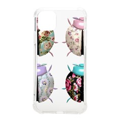 Ladybug-flower-pattern-shabby-chic Iphone 11 Pro Max 6 5 Inch Tpu Uv Print Case by 99art