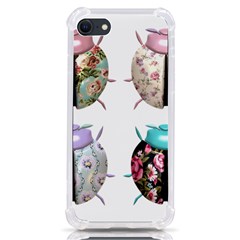 Ladybug-flower-pattern-shabby-chic Iphone Se