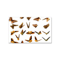 Butterfly Butterflies Insect Swarm Sticker Rectangular (10 Pack) by 99art