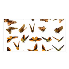 Butterfly Butterflies Insect Swarm Satin Shawl 45  X 80  by 99art