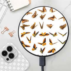 Butterfly Butterflies Insect Swarm Wireless Fast Charger(black)