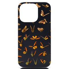 Butterfly Butterflies Insect Swarm Iphone 14 Pro Black Uv Print Case by 99art