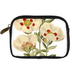 Nature-flower-leaf-plant-isolated Digital Camera Leather Case by 99art