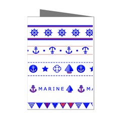 Marine Nautical Clip Art Mini Greeting Cards (pkg Of 8)