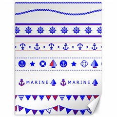 Marine Nautical Clip Art Canvas 18  X 24  by 99art