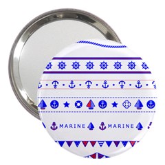 Marine Nautical Clip Art 3  Handbag Mirrors by 99art