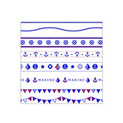 Marine Nautical Clip Art Satin Bandana Scarf 22  X 22  by 99art