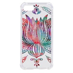 Lotus Feathers Boho Watercolor Iphone Se