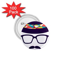 Party Hat Cartoon 1 75  Buttons (100 Pack)  by 99art