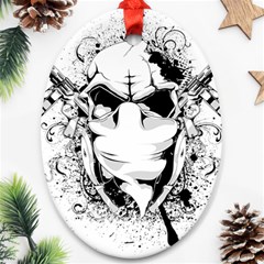 Graphic-design-vector-skull Ornament (oval)