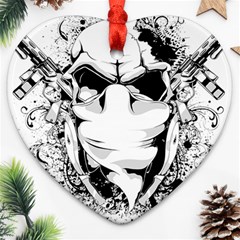 Graphic-design-vector-skull Ornament (heart)