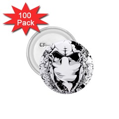 Graphic-design-vector-skull 1 75  Buttons (100 Pack)  by 99art