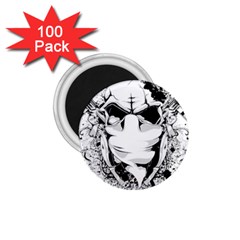 Graphic-design-vector-skull 1 75  Magnets (100 Pack) 