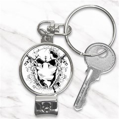 Graphic-design-vector-skull Nail Clippers Key Chain