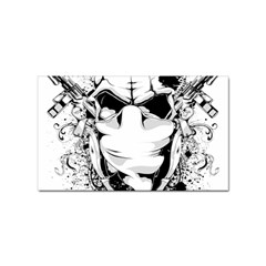 Graphic-design-vector-skull Sticker (rectangular)