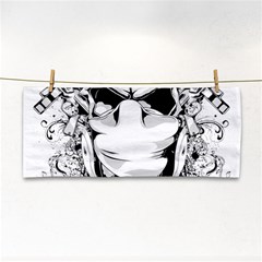 Graphic-design-vector-skull Hand Towel by 99art