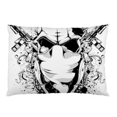 Graphic-design-vector-skull Pillow Case by 99art