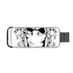 Graphic-design-vector-skull Portable Usb Flash (two Sides) by 99art