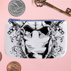 Graphic-design-vector-skull Large Coin Purse by 99art