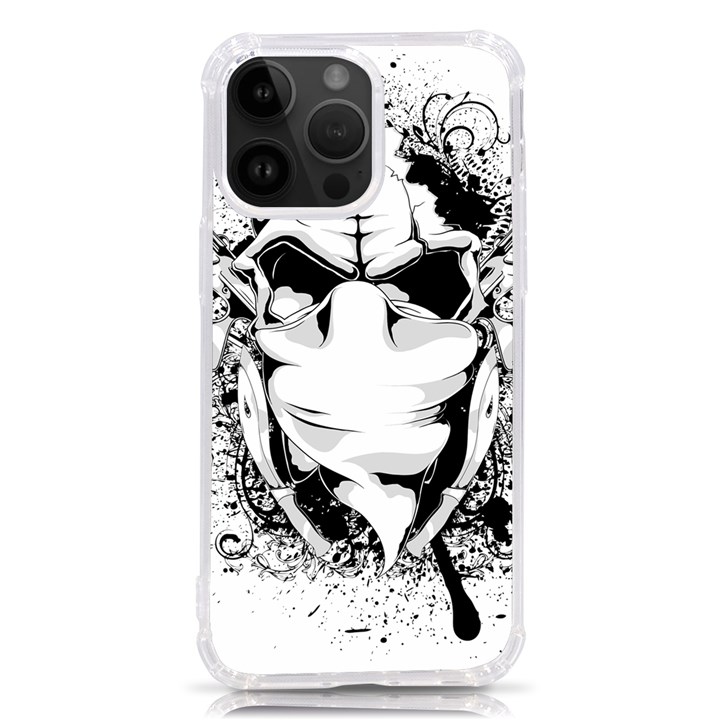 Graphic-design-vector-skull iPhone 14 Pro Max TPU UV Print Case