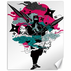 Japan Ninja-japanese-samurai-color- Canvas 16  X 20  by 99art