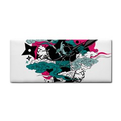 Japan Ninja-japanese-samurai-color- Hand Towel by 99art