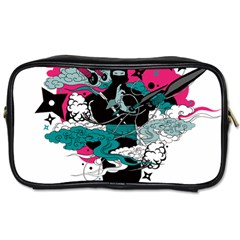 Japan Ninja-japanese-samurai-color- Toiletries Bag (one Side) by 99art