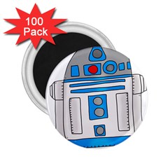 Technology-clip-art-r2d2 2 25  Magnets (100 Pack)  by 99art