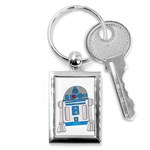 Technology-clip-art-r2d2 Key Chain (Rectangle) Front