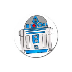 Technology-clip-art-r2d2 Magnet 3  (round) by 99art