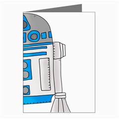 Technology-clip-art-r2d2 Greeting Cards (pkg Of 8)