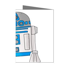 Technology-clip-art-r2d2 Mini Greeting Cards (pkg Of 8)