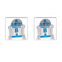 Technology-clip-art-r2d2 Cufflinks (square) by 99art