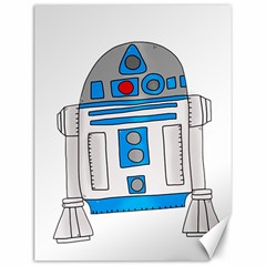 Technology-clip-art-r2d2 Canvas 12  X 16  by 99art