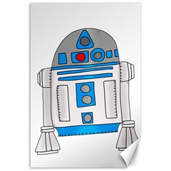 Technology-clip-art-r2d2 Canvas 24  X 36  by 99art