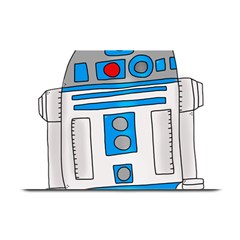 Technology-clip-art-r2d2 Plate Mats by 99art