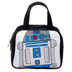 Technology-clip-art-r2d2 Classic Handbag (one Side) by 99art