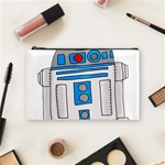 Technology-clip-art-r2d2 Cosmetic Bag (Medium) Front