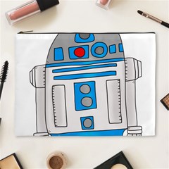 Technology-clip-art-r2d2 Cosmetic Bag (xl) by 99art