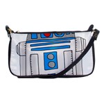 Technology-clip-art-r2d2 Shoulder Clutch Bag Front