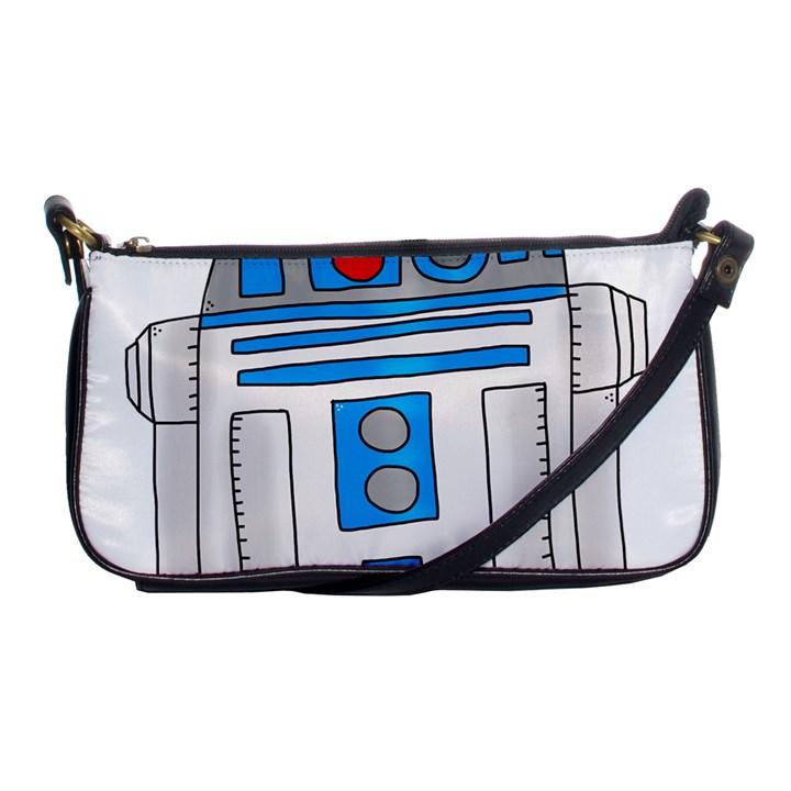 Technology-clip-art-r2d2 Shoulder Clutch Bag